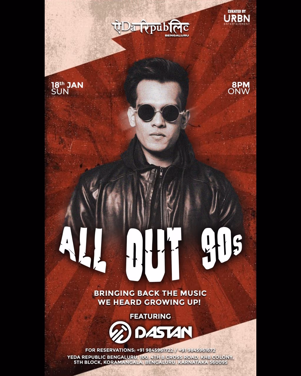 All Out 90s — Retro Night ft. Dastan