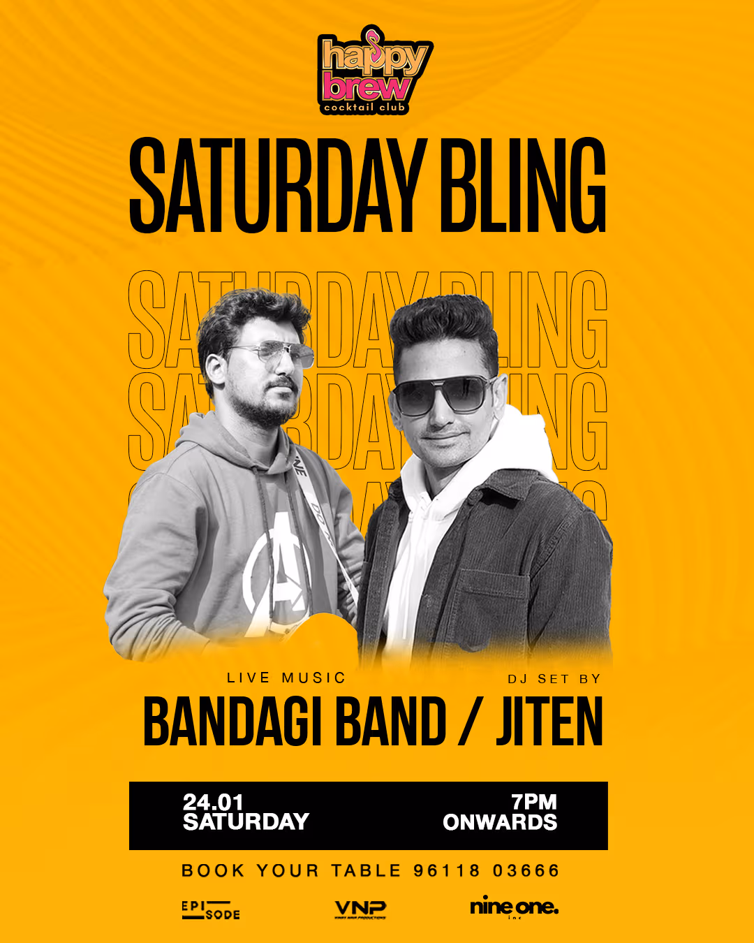 Saturday Bling  by Happy new cocktail club 