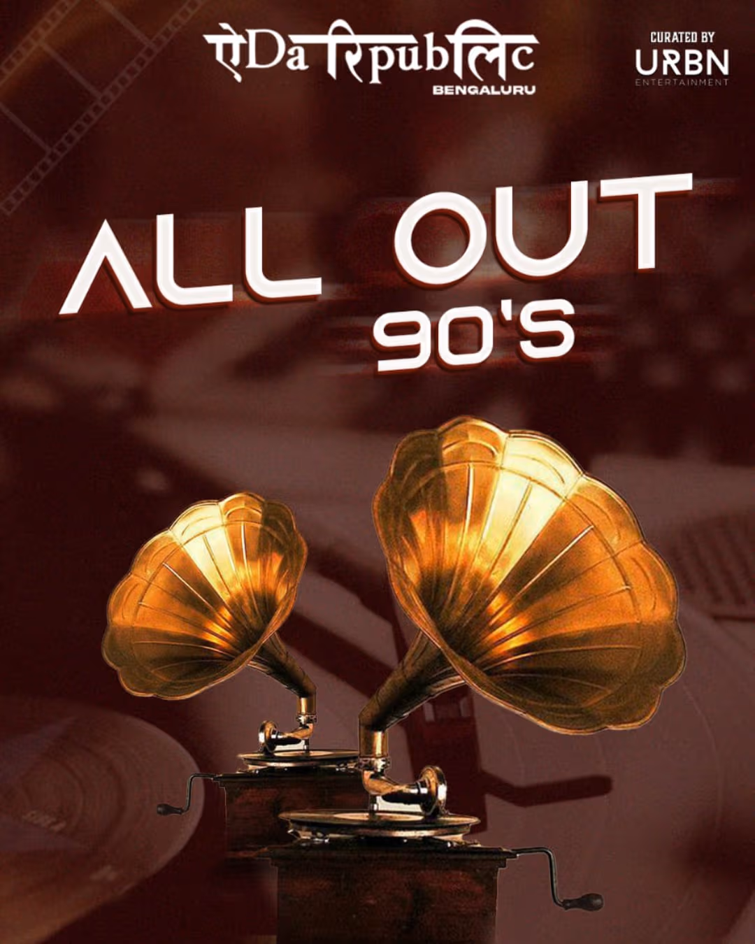 All Out 90’s Night ft. Sukant at Yeda Republic, Bengaluru