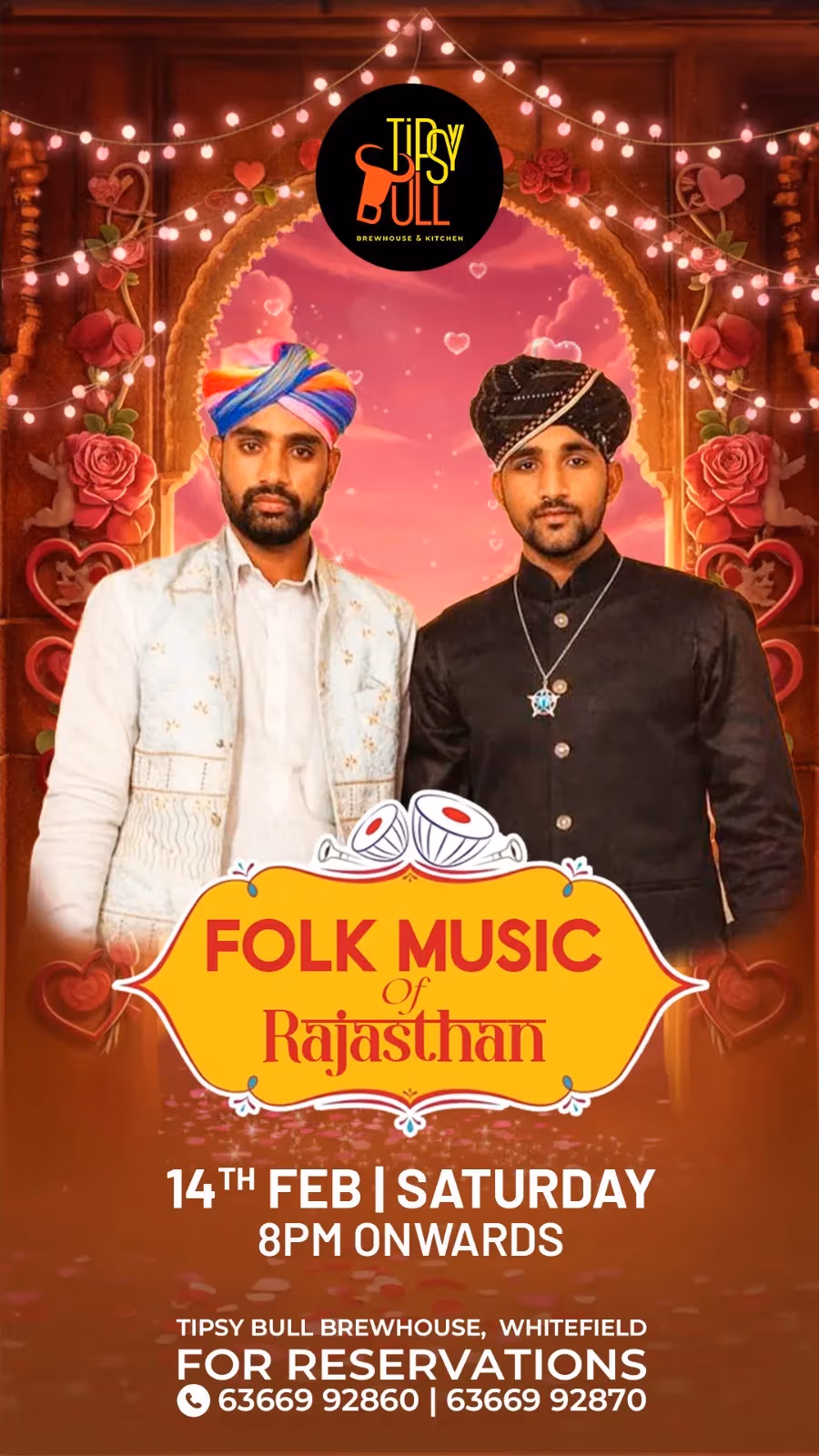 Rajasthani Folk Night – A Desert serenade (Valentines Day)
