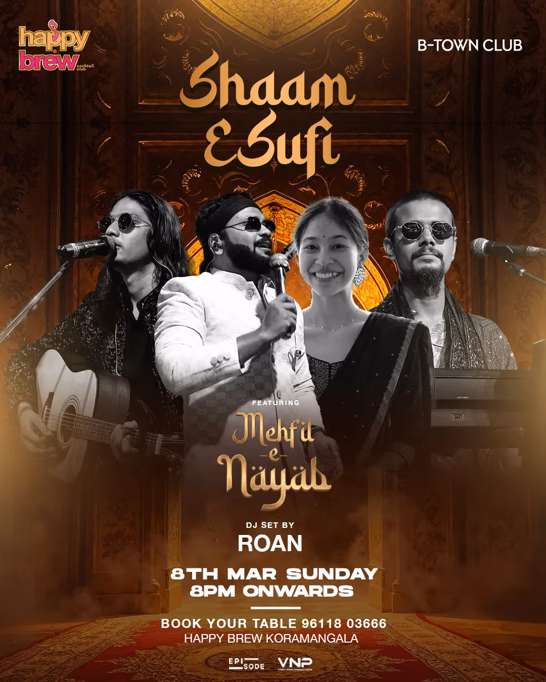 shaam e sufi - ft nayab the band 8th march