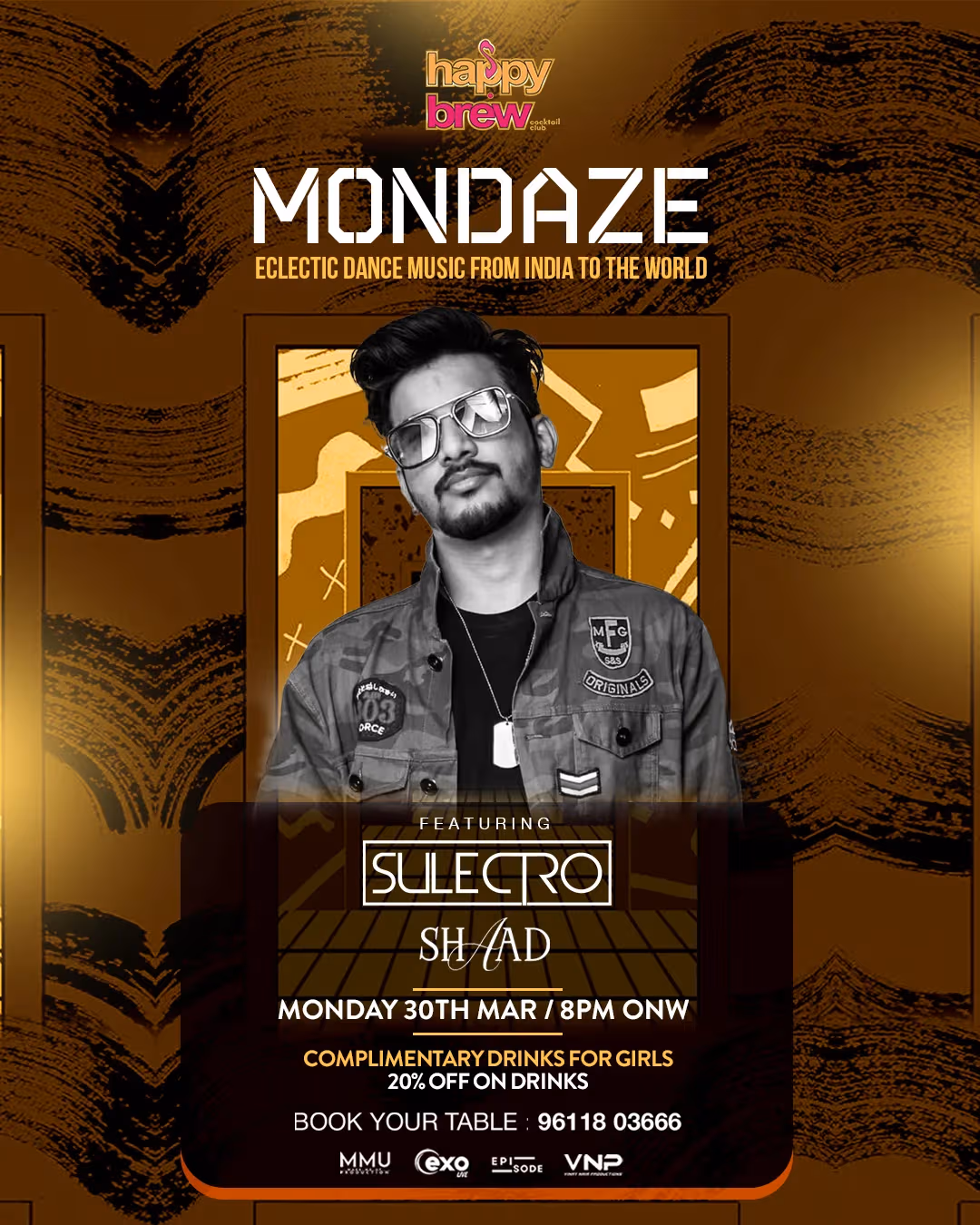 Mondaze ft. Selectro & Shad | Eclectic Dance Night