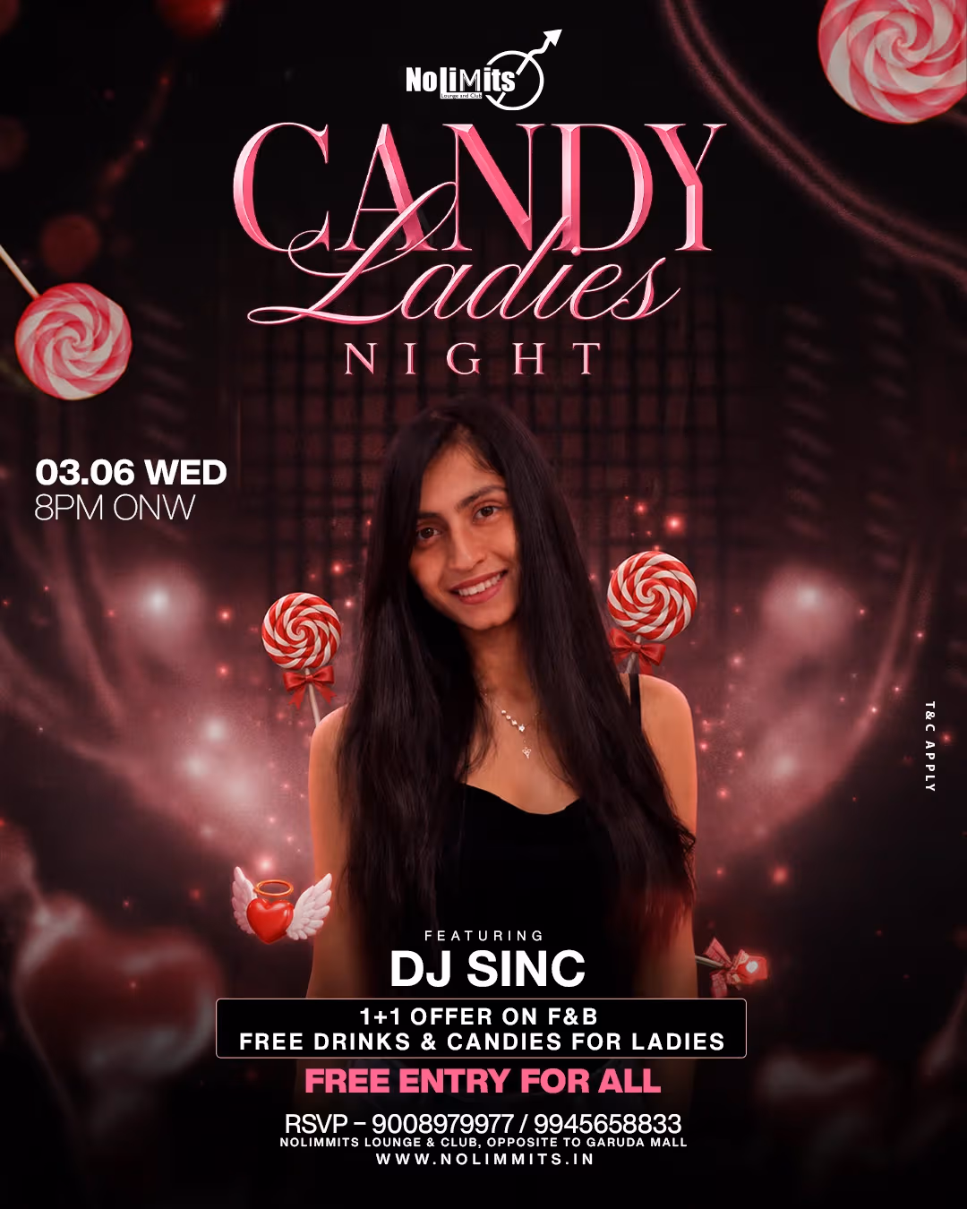 CANDY LADIES NIGHT FT. DJ SINC