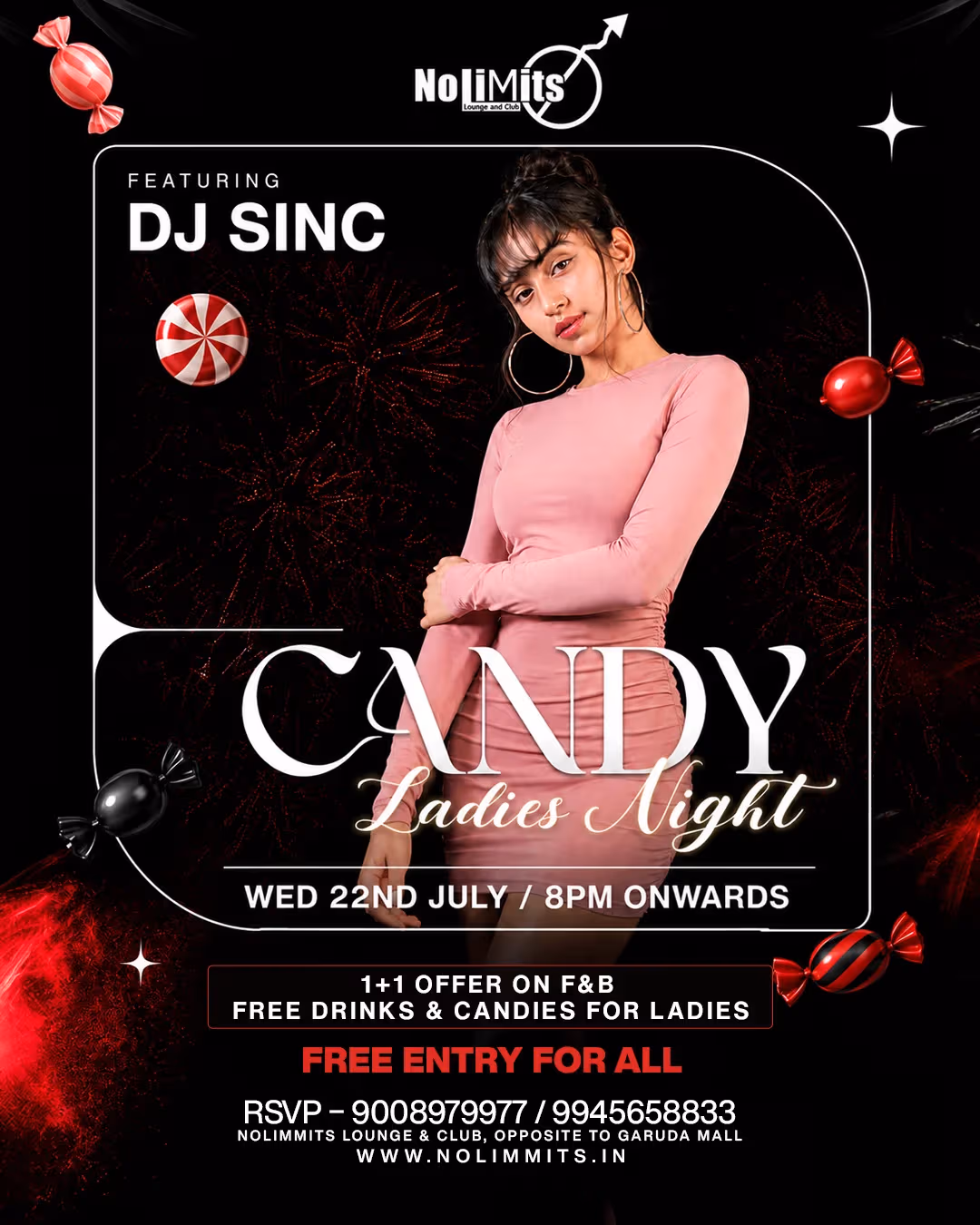 CANDY LADIES NIGHT FT. DJ SINC