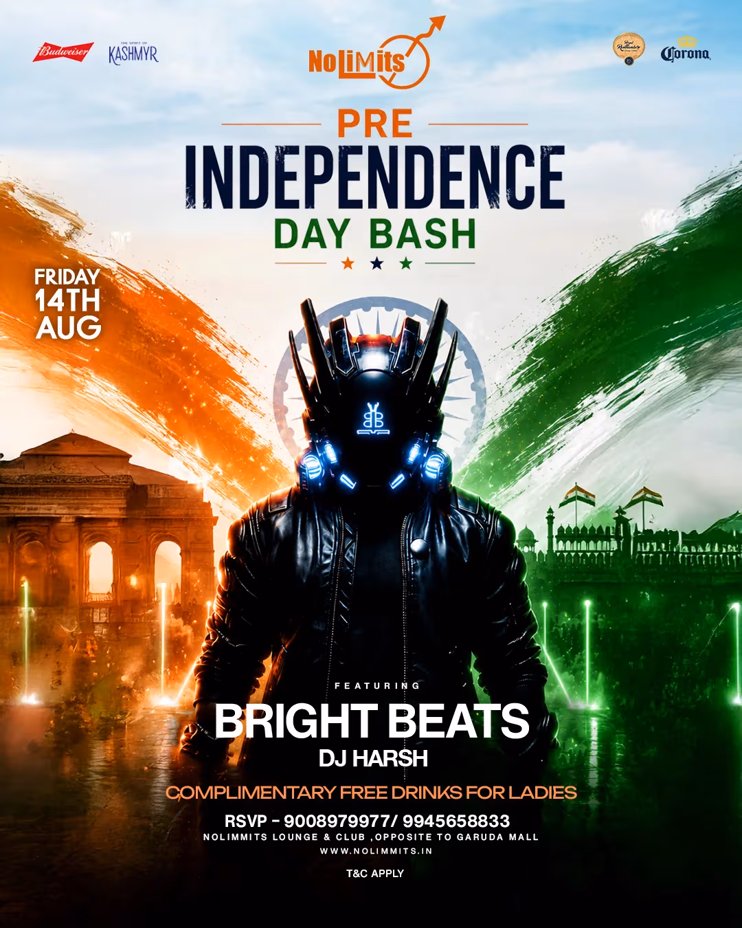 PRE-INDEPENDENCE DAY BASH FT. BRIGHT BEATS & DJ HARSH