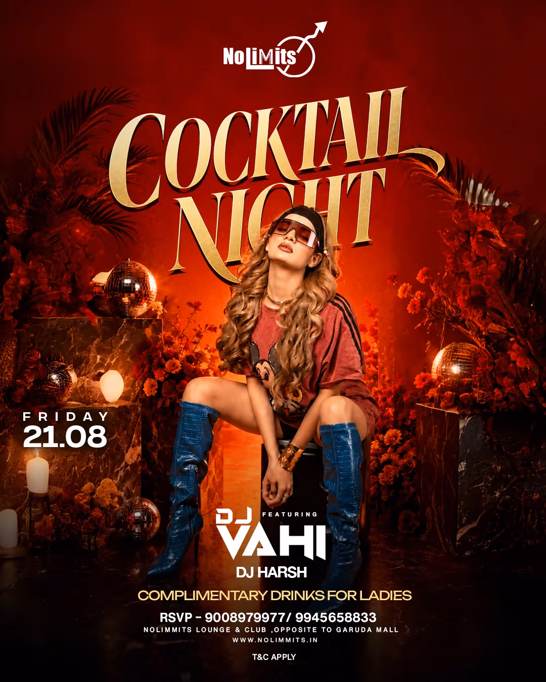 COCKTAIL NIGHT FT. DJ VAHI & DJ HARSH