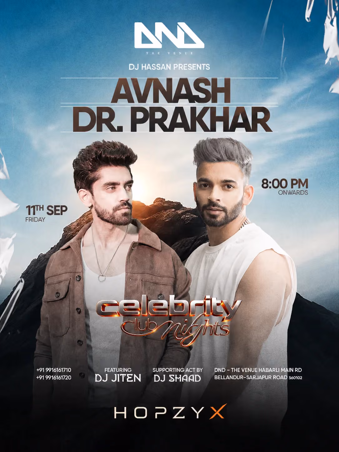 Celebrity Club Nights at DND Sarjapur with Avinash 