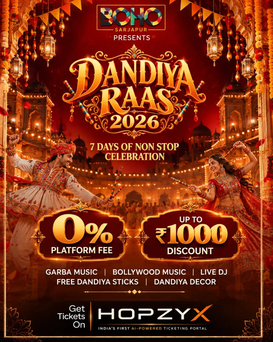 DANDIYA RAAS AT BOHO SARJAPUR