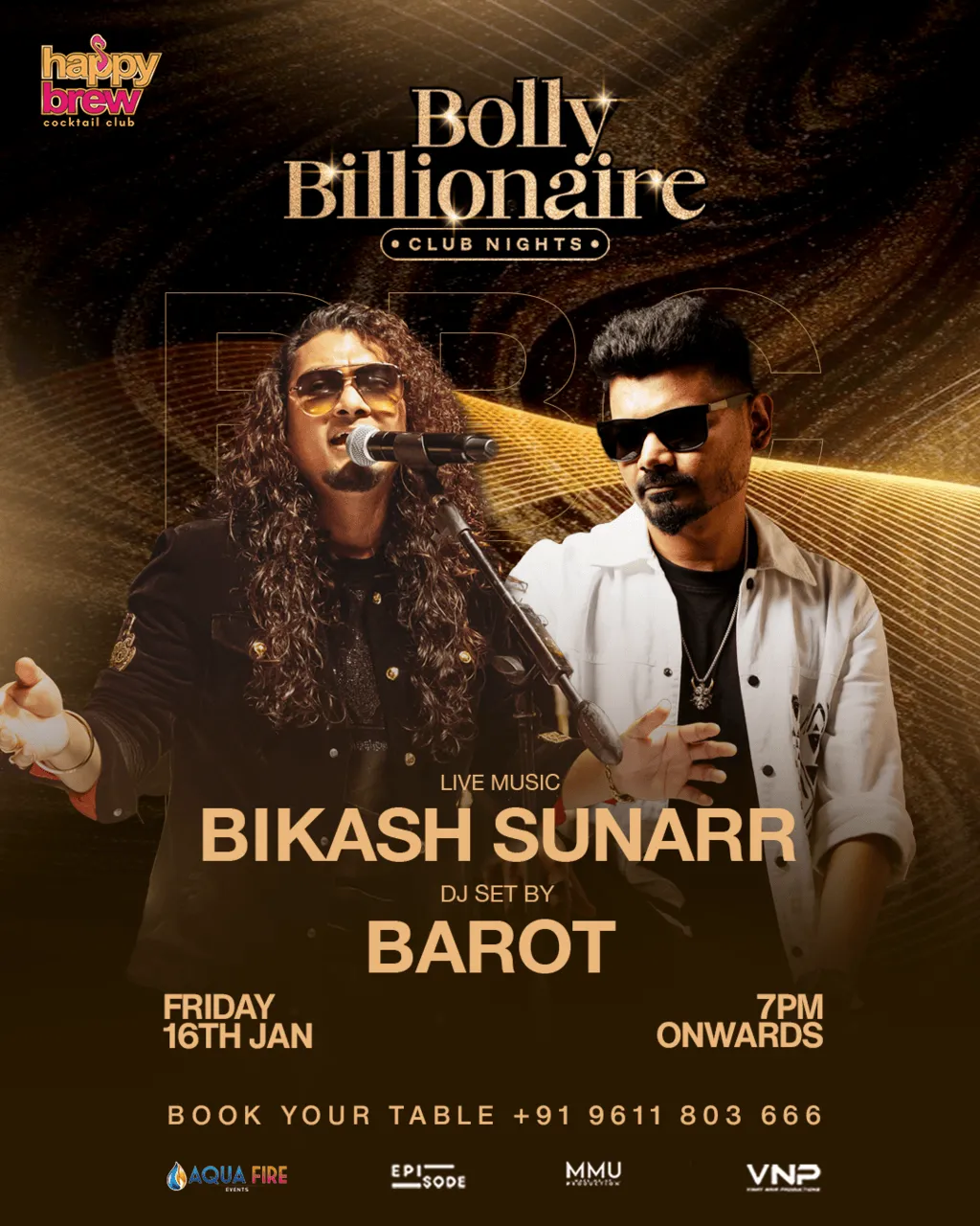 Bolly Billionaire — Club Nights