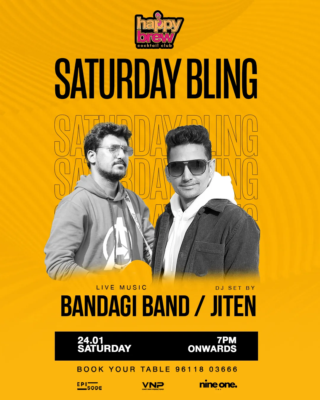 Saturday Bling  by Happy new cocktail club 
