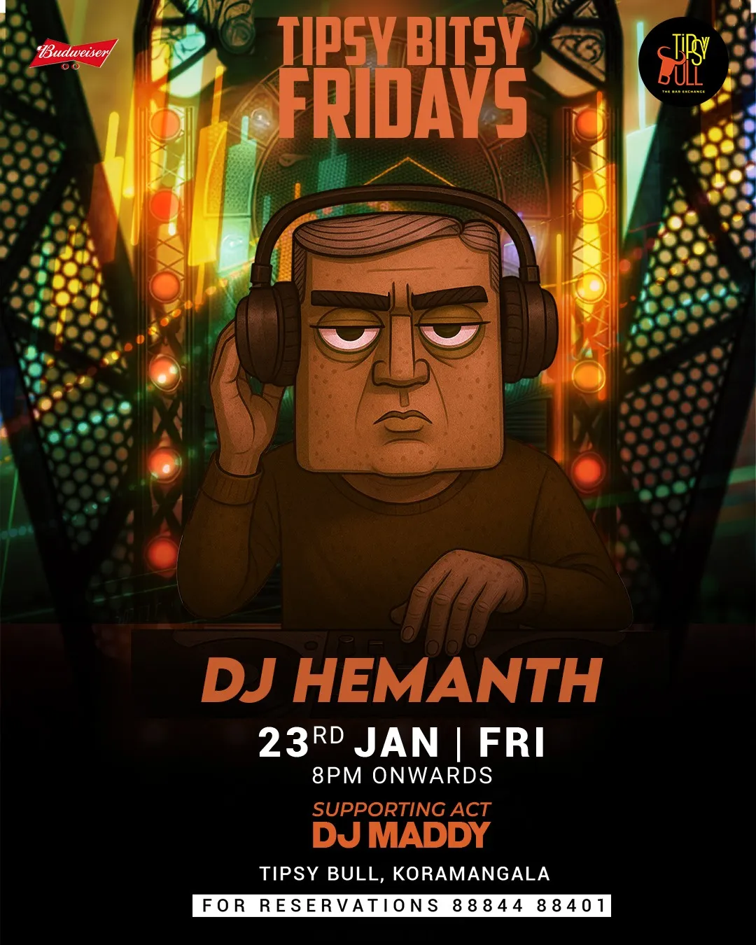Tipsy Bitsy Friday by tipsy bull Koramangala 