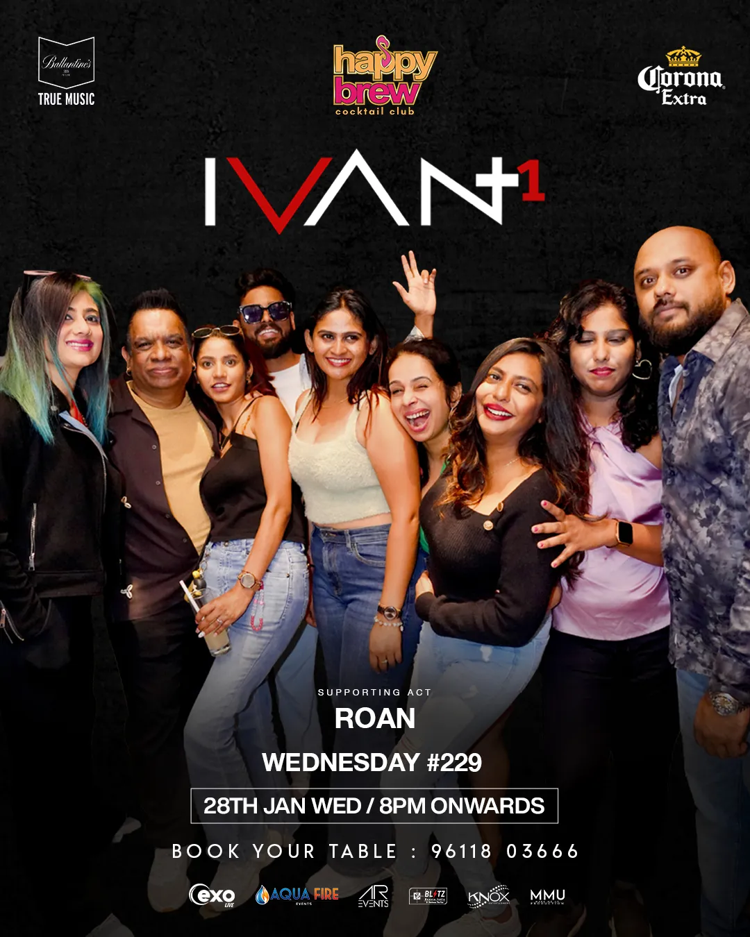 IVAN +1 Live – Wednesday Night Party at Happy Brew