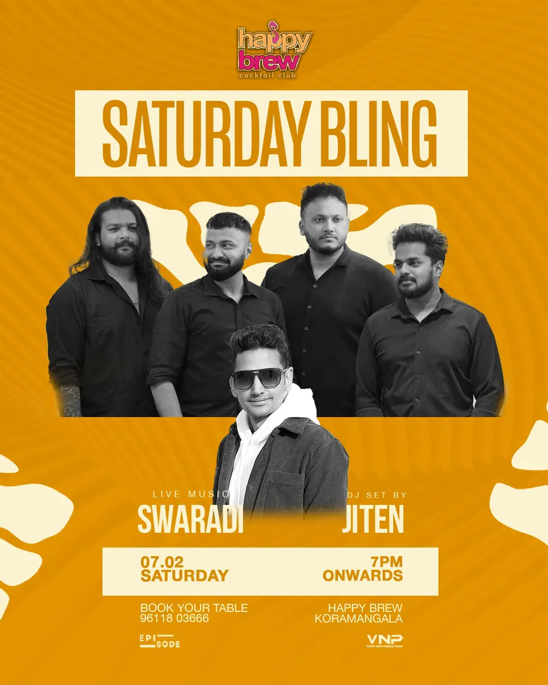 Saturday Bling at Happy Brew Koramangala 