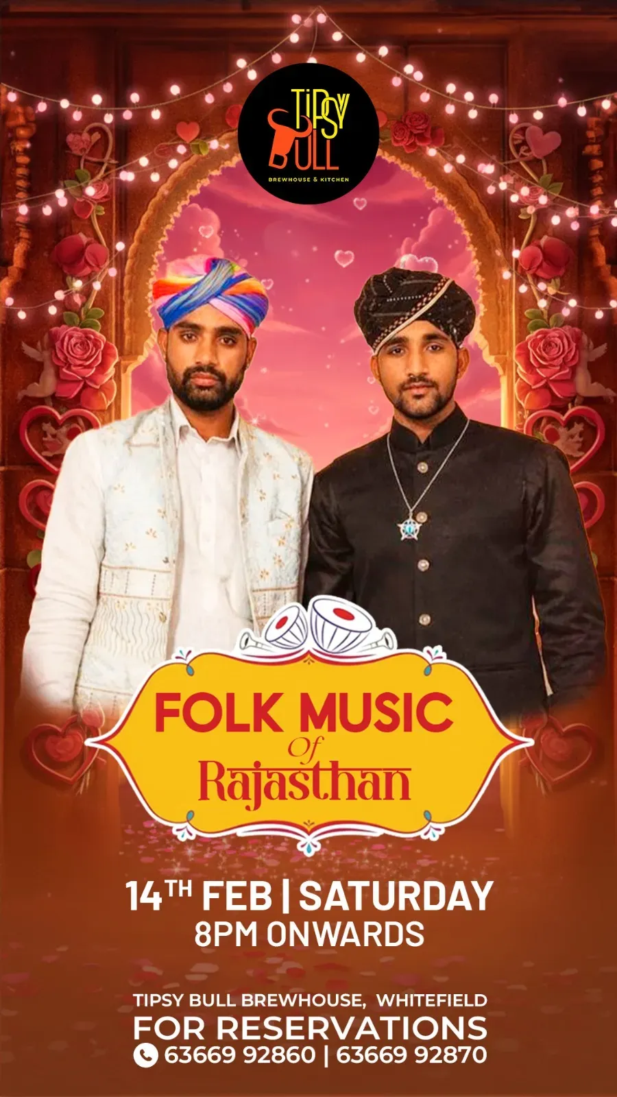 Rajasthani Folk Night – A Desert serenade (Valentines Day)