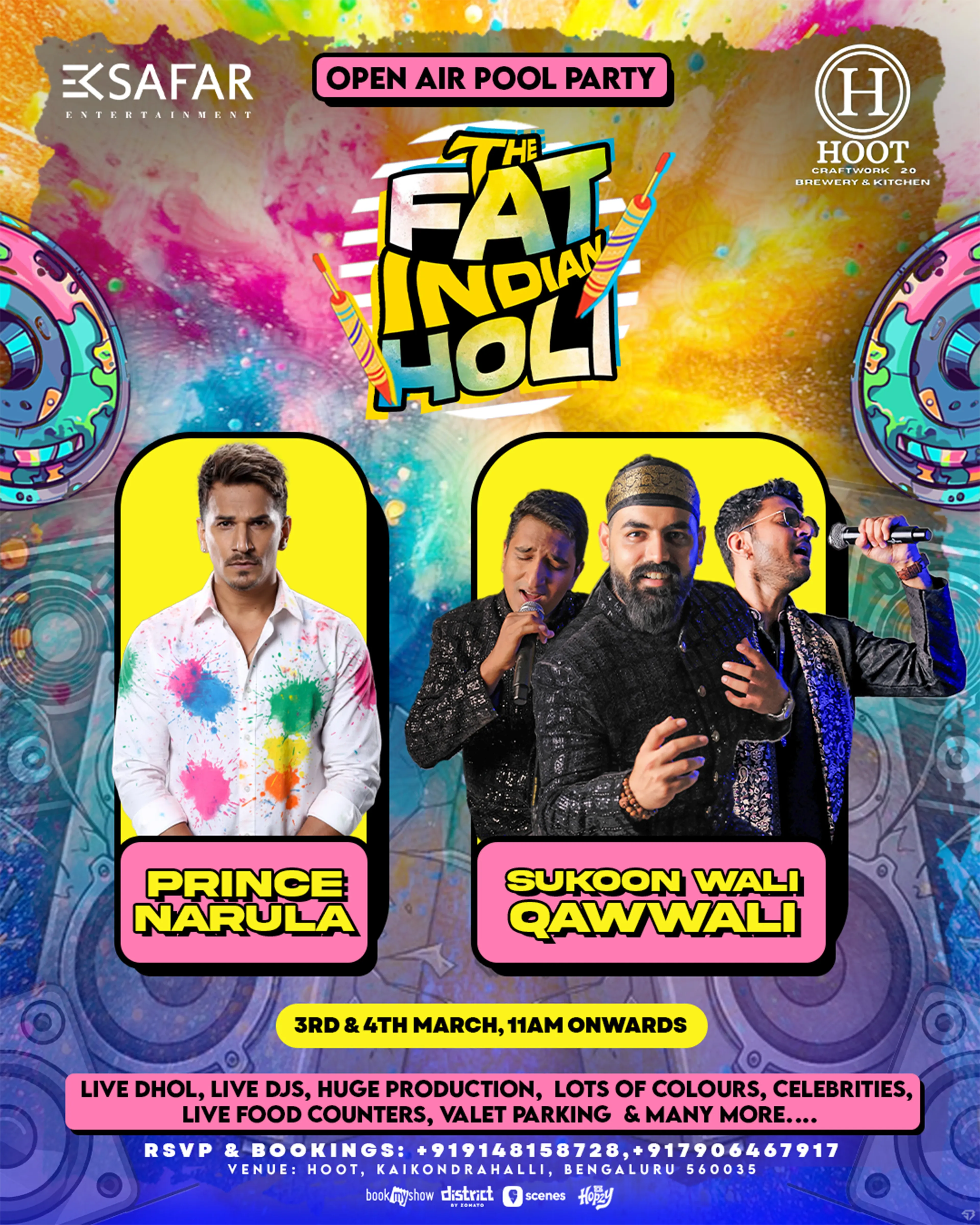 The Fat Indian Holi- Bangalore Premium Holi Party