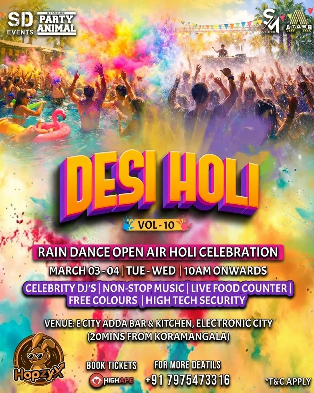 Desi Holi Vol 10 At E-City Adda