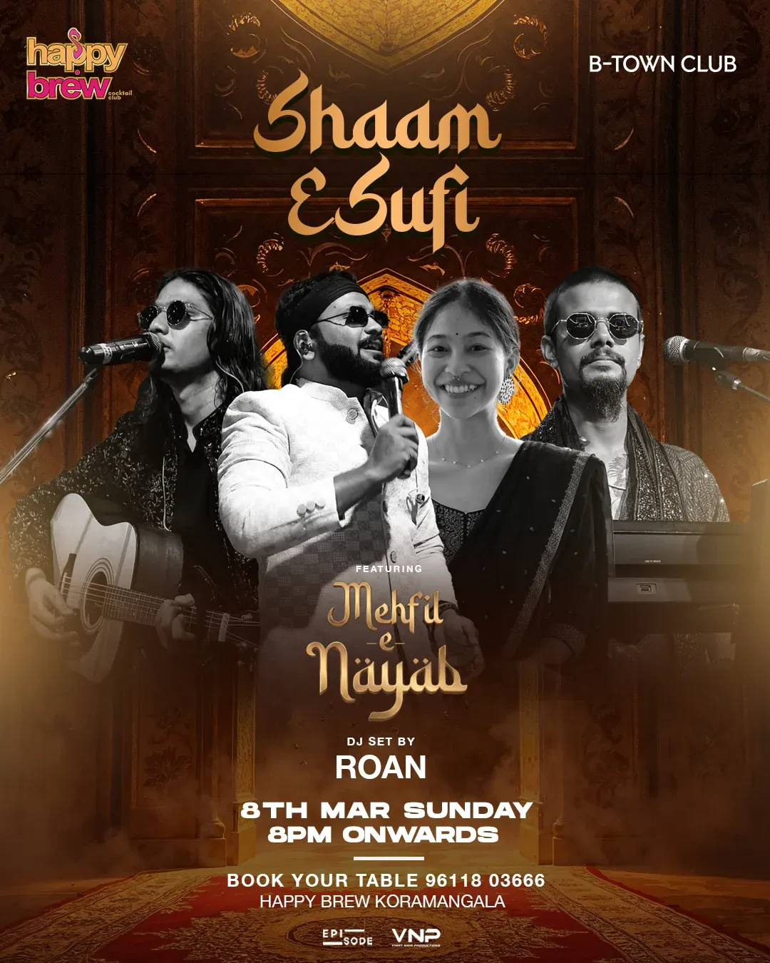 shaam e sufi - ft nayab the band 8th march