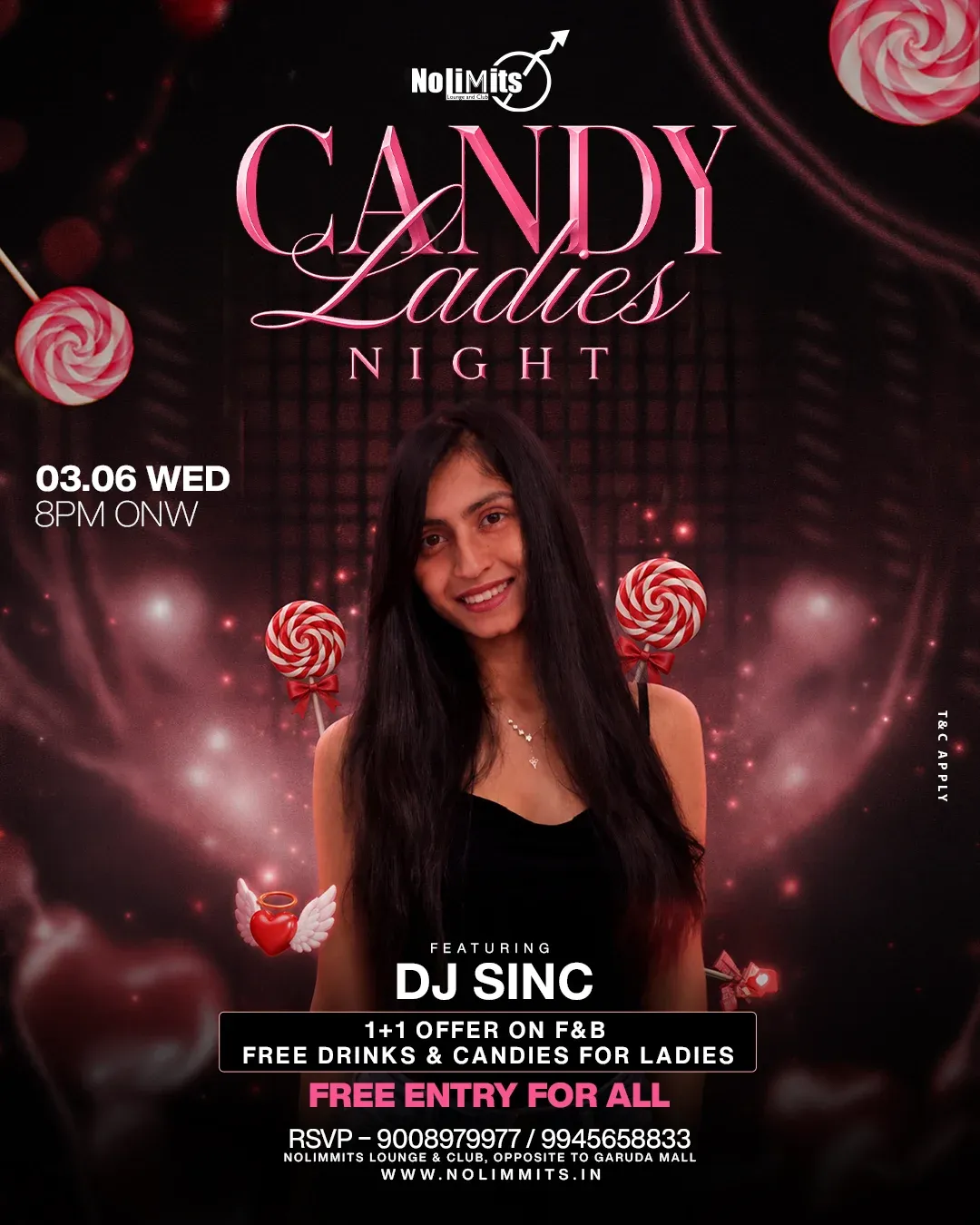 CANDY LADIES NIGHT FT. DJ SINC