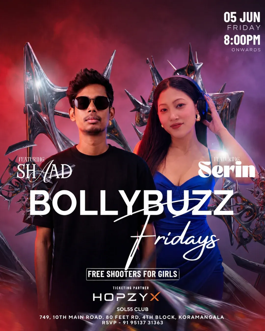 BollyBuzz Fridays ft. DJ Shaad & Serin