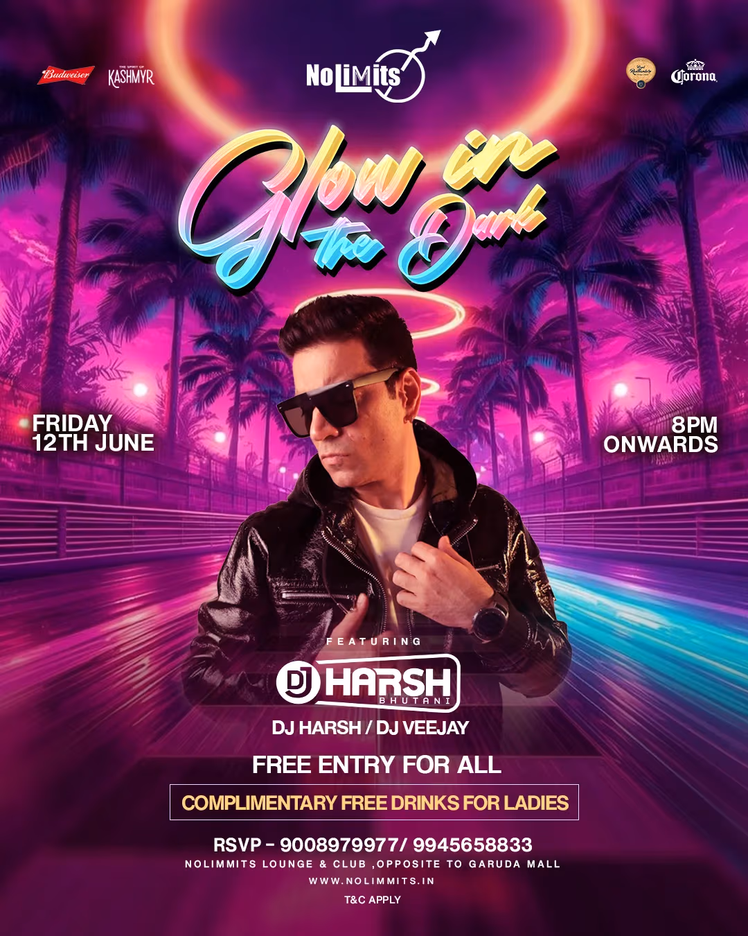 GLOW IN THE DARK FT. DJ HARSH BHUTANI 