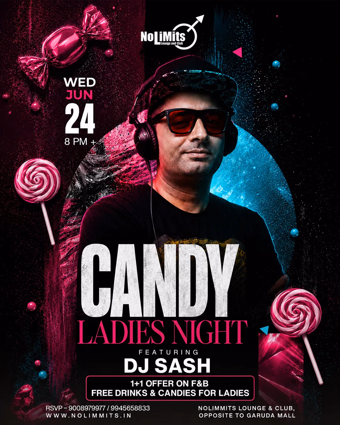 CANDY LADIES NIGHT FT. DJ SASH
