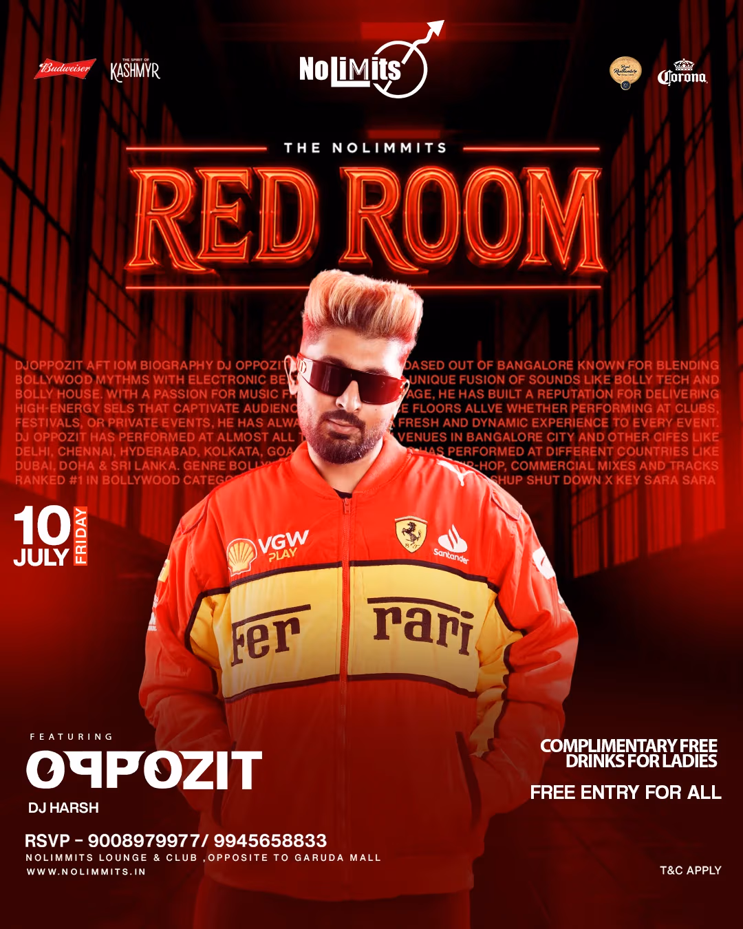 NOLIMMITS RED ROOM FT. DJ OPPOZIT 