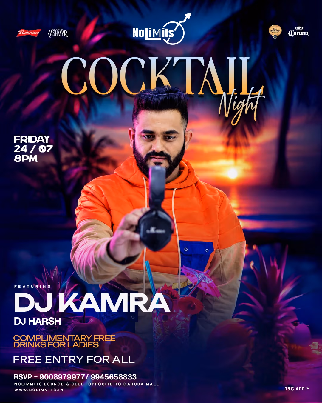 COCKTAIL NIGHT FT. DJ KAMRA & DJ HARSH