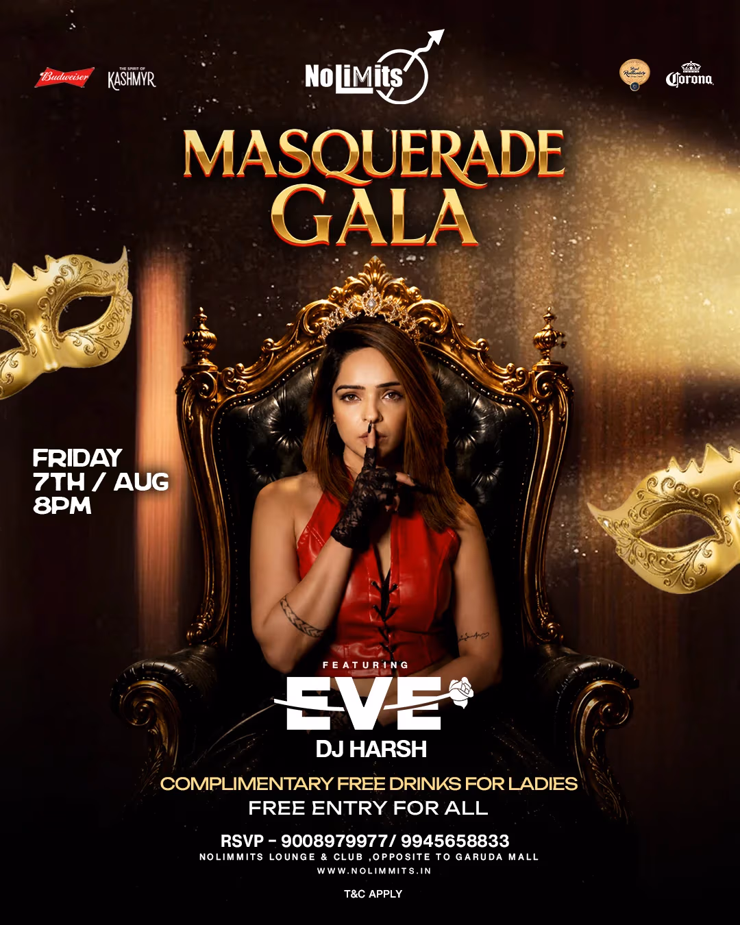 MASQUERADE GALA FT. EVE & DJ HARSH