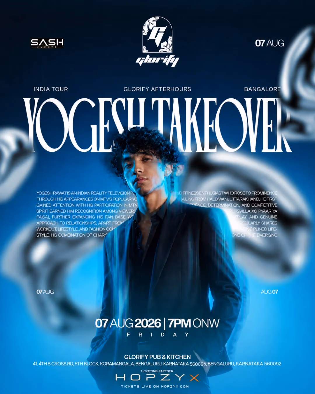 Yogesh Rawat Takeover – Glorify Afterhours | Bangalore
