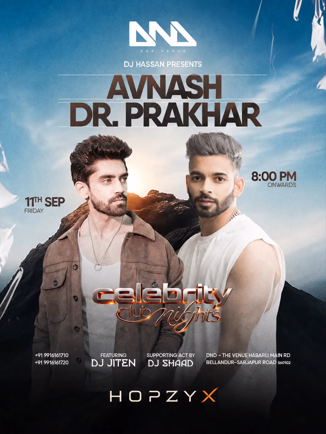 Celebrity Club Nights at DND Sarjapur with Avinash 