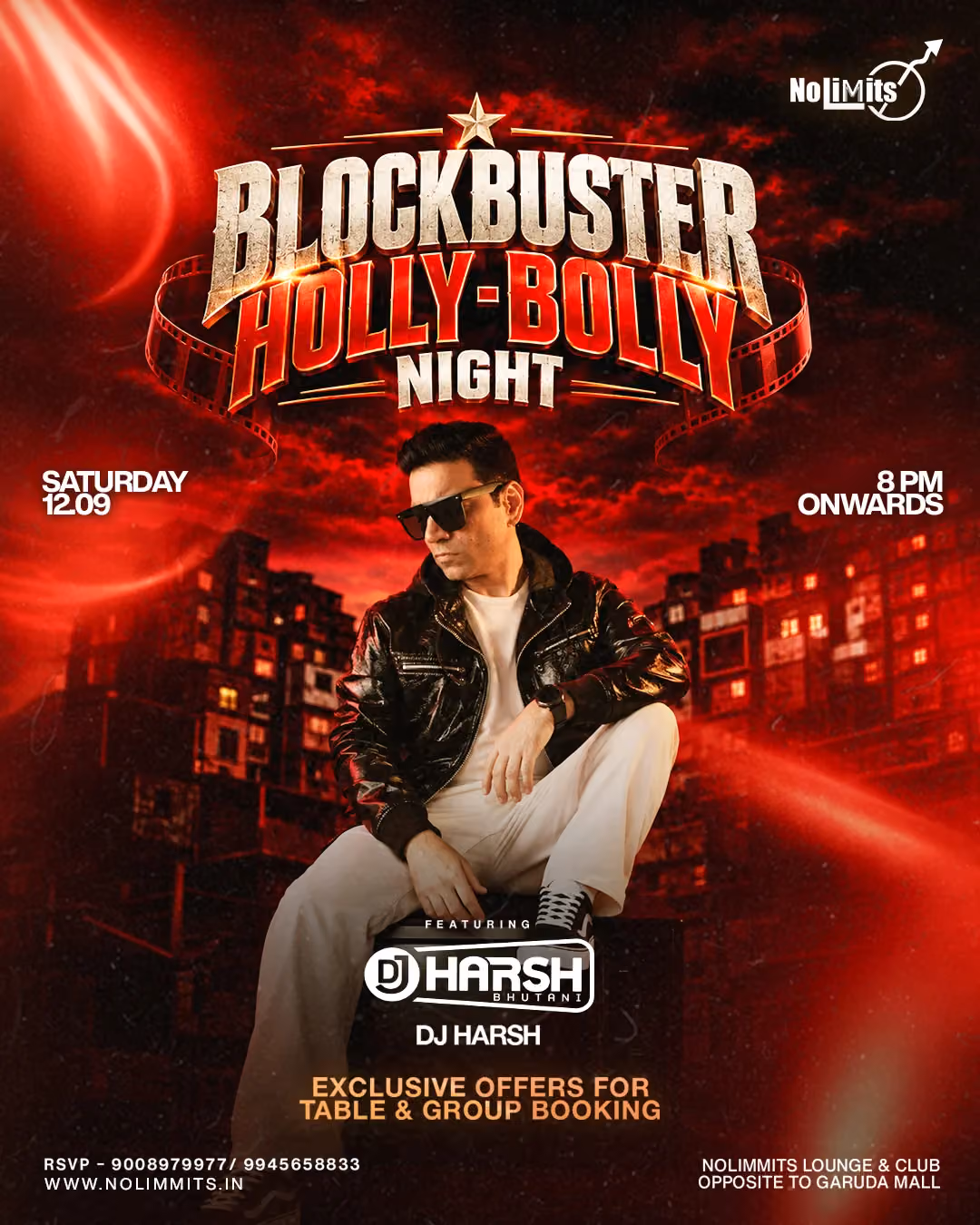 BLOCKBUSTER HOLLY-BOLLY NIGHT FT. DJ HARSH BHUTANI & DJ HARSH