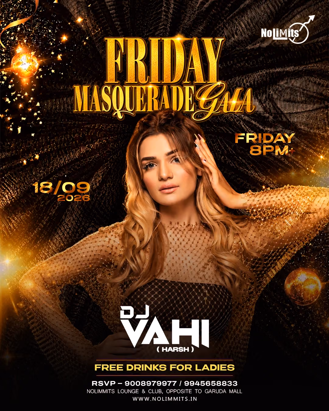 FRIDAY MASQUERADE GALA FT. DJ VAHI