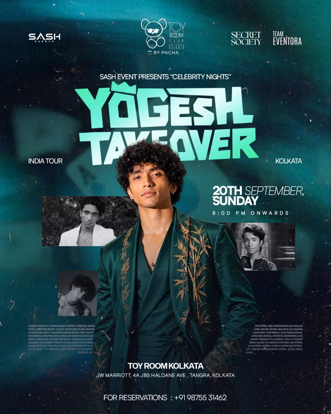 Yogesh Rawat India Tour – Kolkata | Celebrity Night at Toy Room