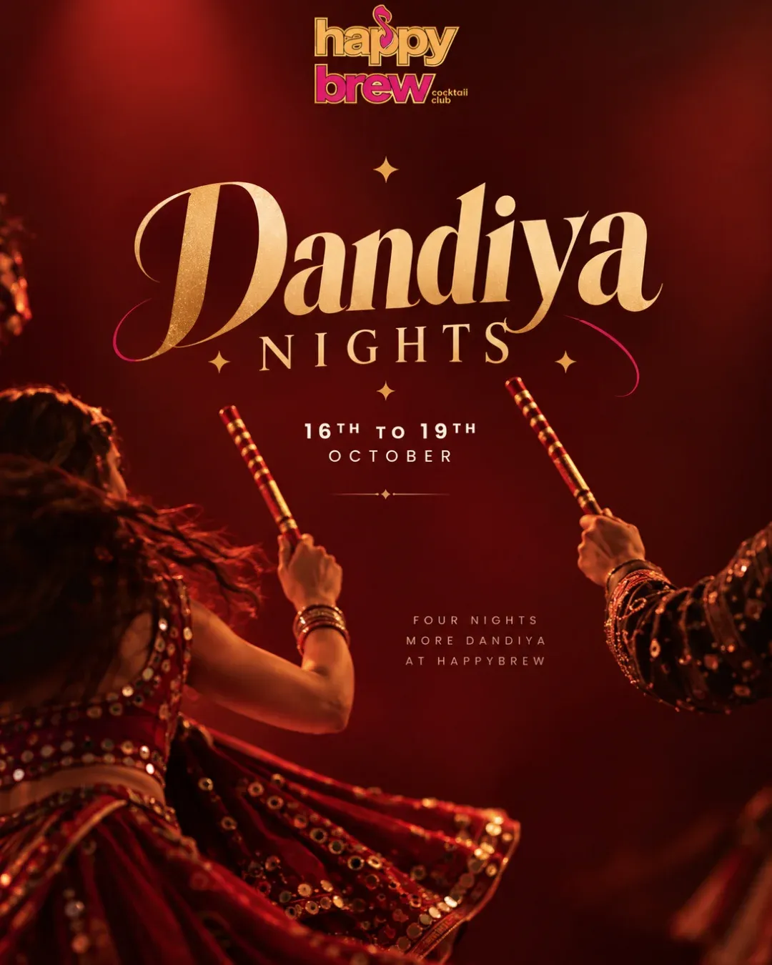 Disco Dandiya Nights at Happy Brew