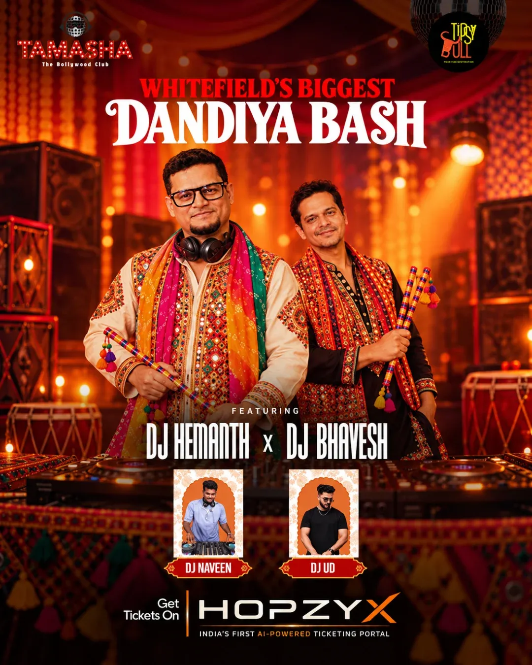 Dandiya Bash 2026 | Whitefield’s Biggest Dandiya Night ft. DJ Hemanth & DJ Bhavesh