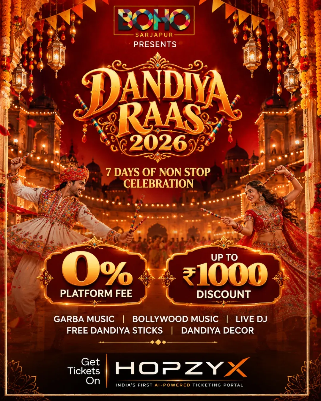 DANDIYA RAAS AT BOHO SARJAPUR
