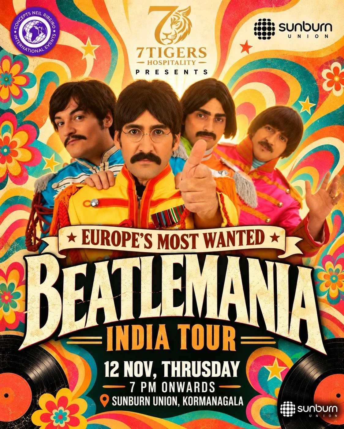 The Fab Four – Beatlemania at Sunburn Union