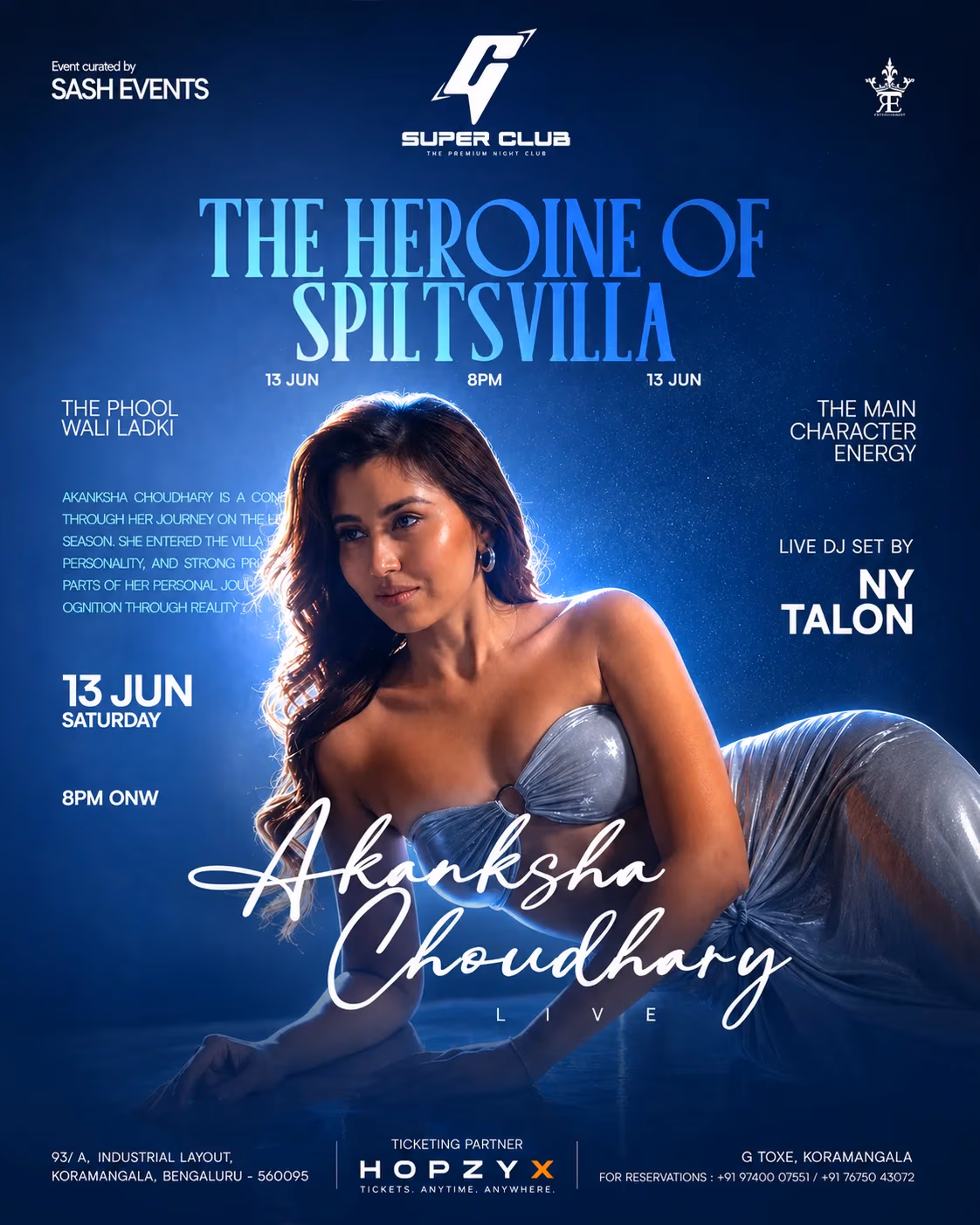 MAI HEROINE HOON 🌸✨ Akanksha Choudhary Live at G-Super Club