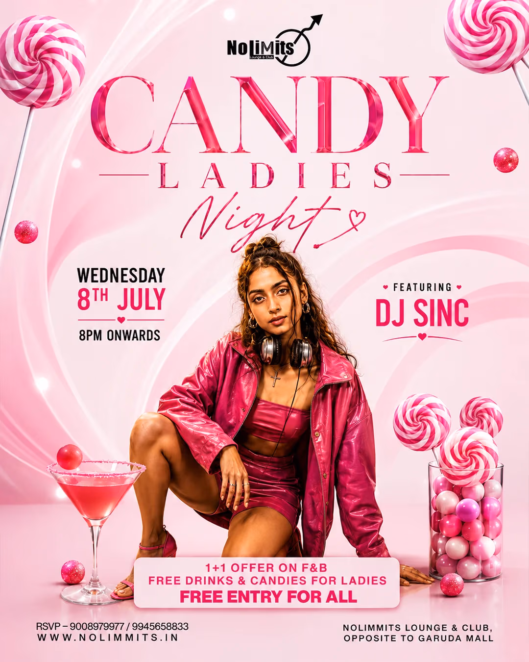 CANDY LADIES NIGHT FT. DJ SINC