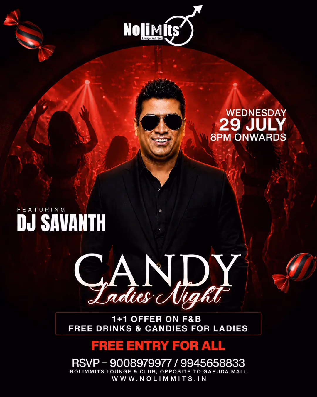 CANDY LADIES NIGHT FT. DJ SAVANTH