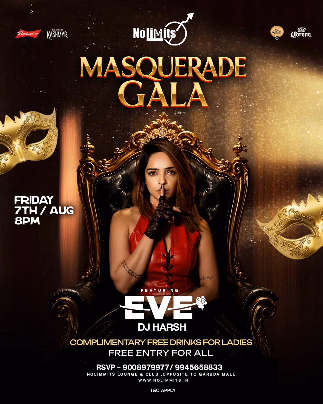 MASQUERADE GALA FT. EVE & DJ HARSH