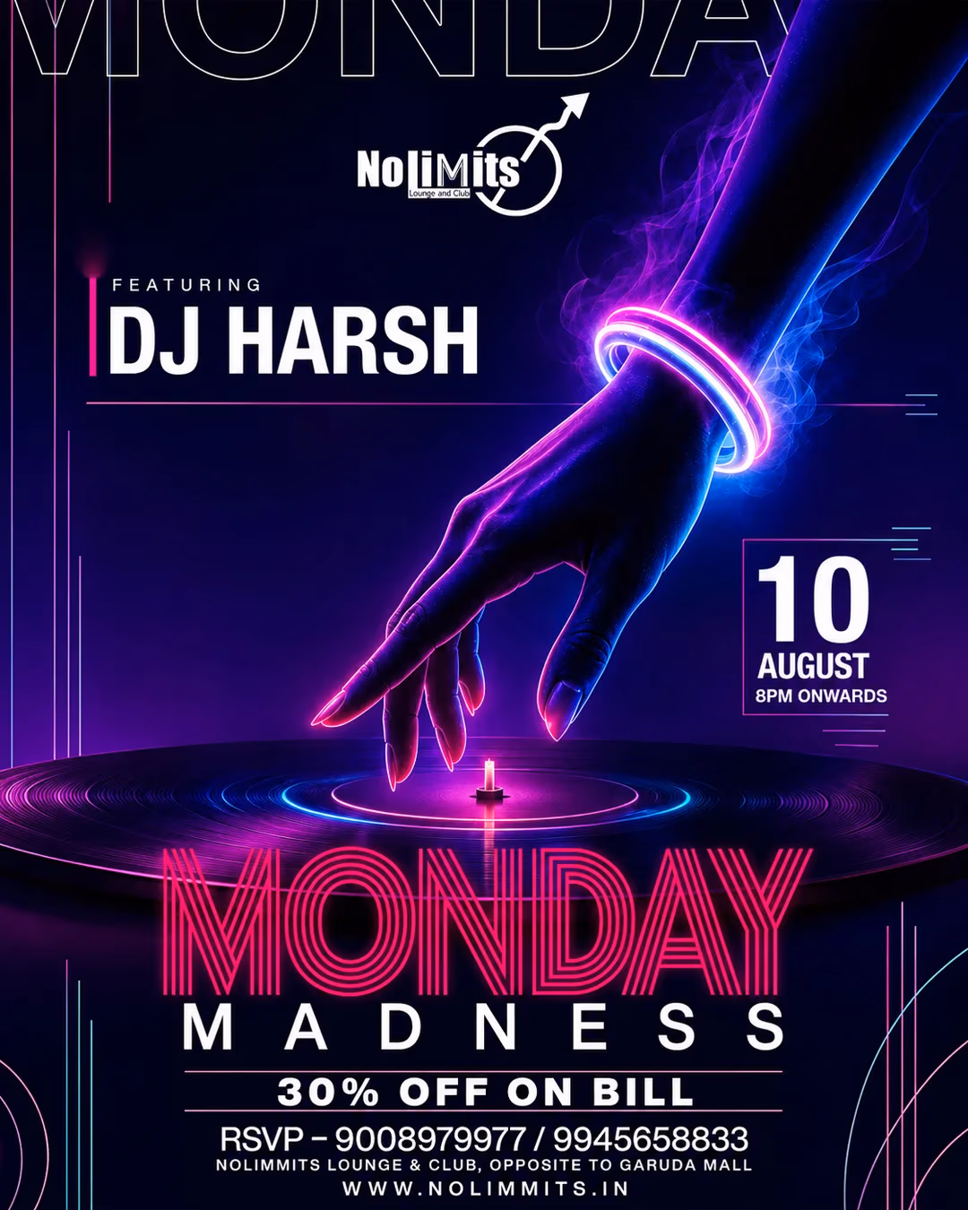 MONDAY MADNESS FT. DJ HARSH