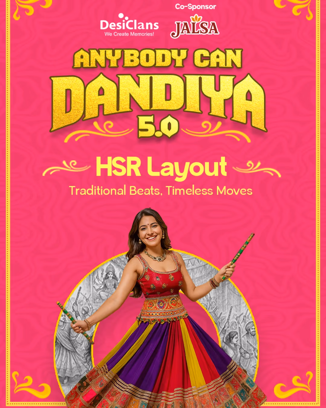 Anybody Can Dandiya 6.0 - Bangalore's Best Dandiya HSR