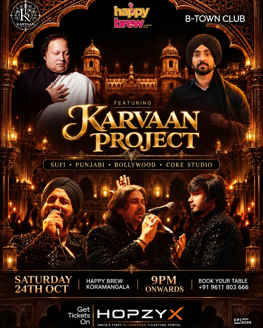 Karvaan Project Live at Happy Brew | Sufi Night
