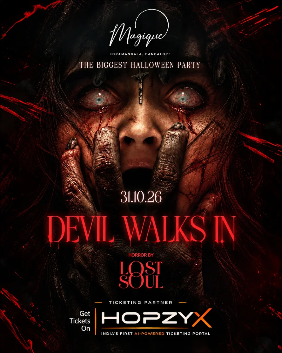 THE Devil Walks IN Ft. Lost Soul - Halloween night