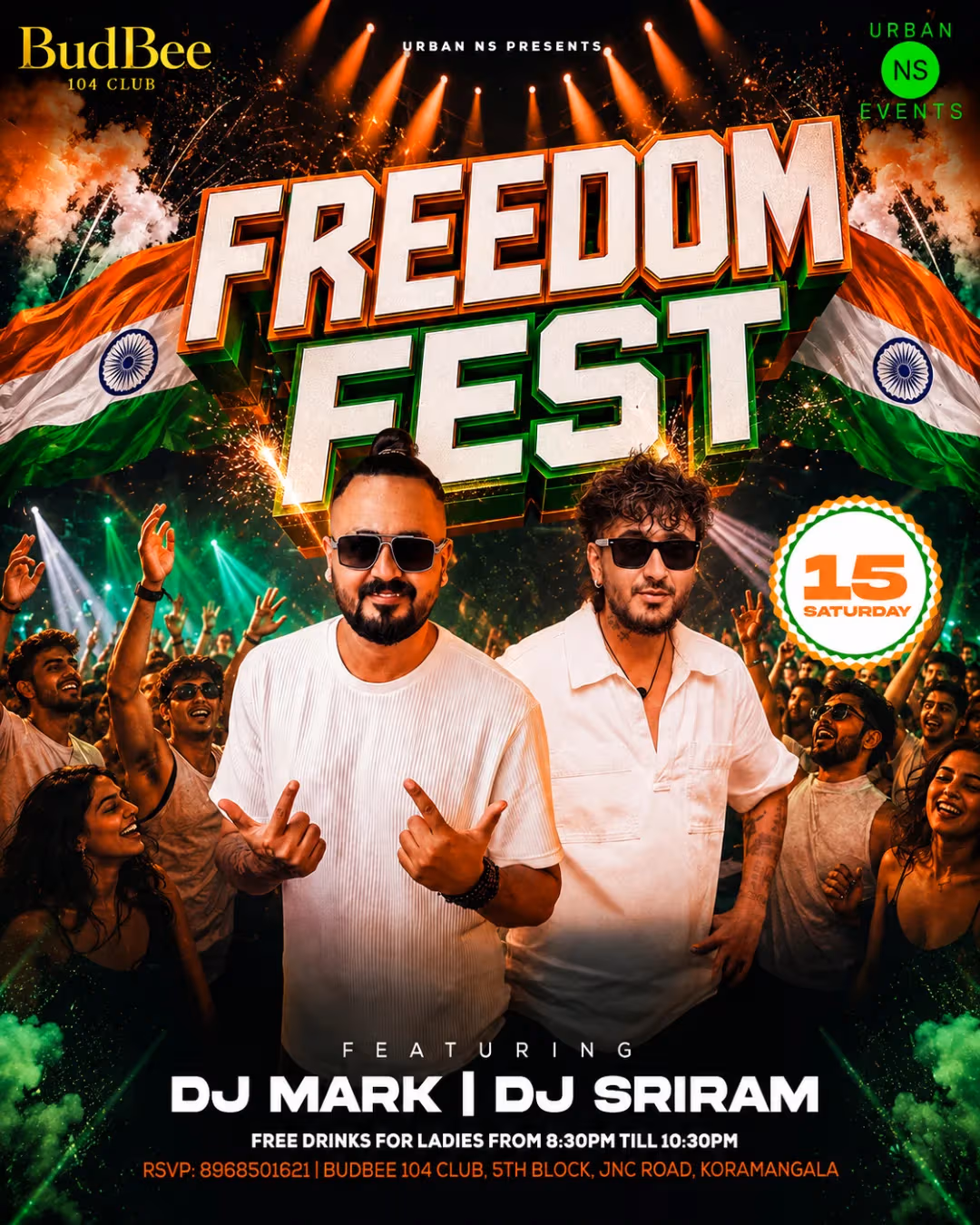 🇮🇳 FREEDOM FEST — NO RULES, JUST VIBES.