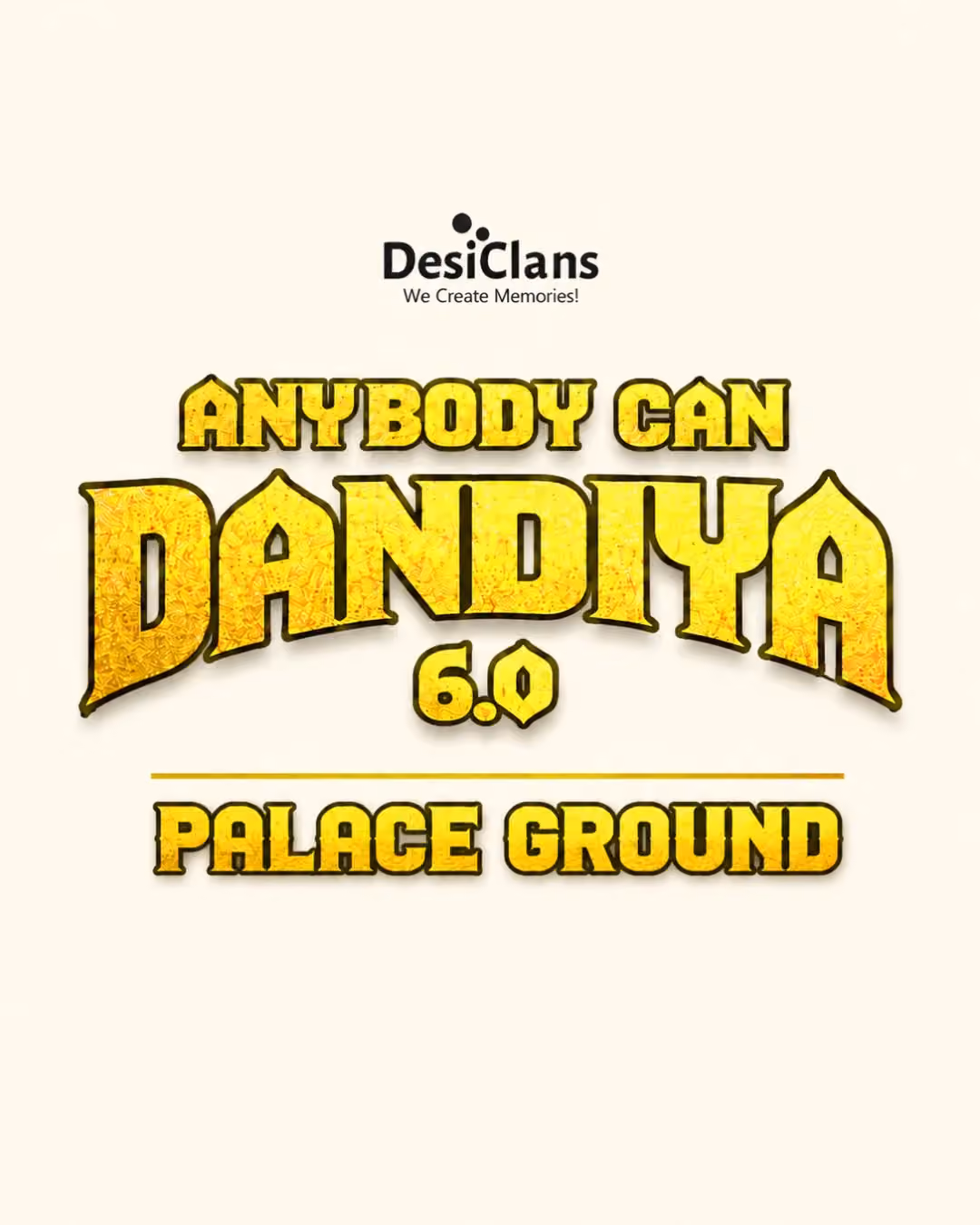 Anybody Can Dandiya 6.0 - Palace Ground
